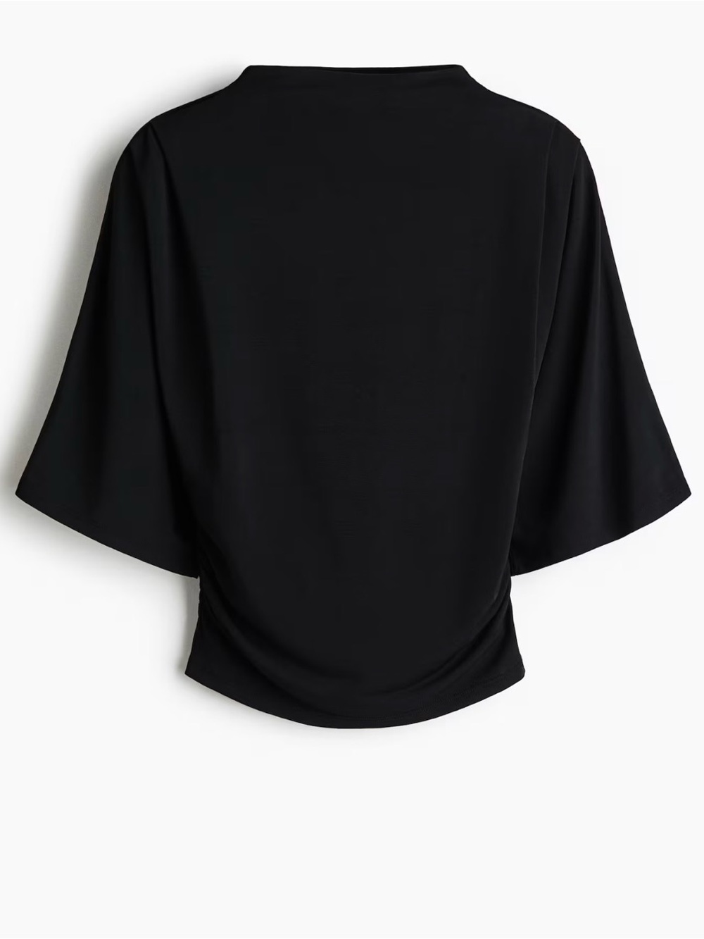 Women's Black Dolman Sleeve Top